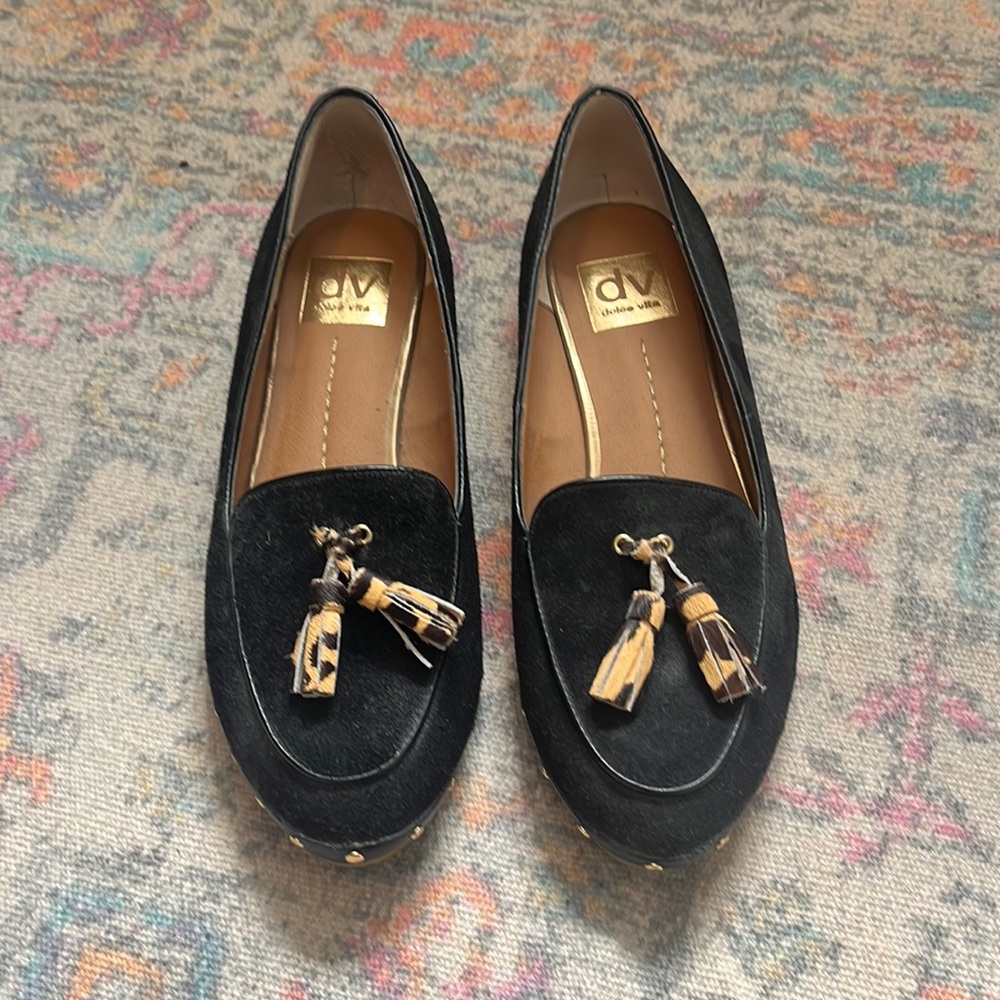 Dolce Vita black loafers, size 7.5